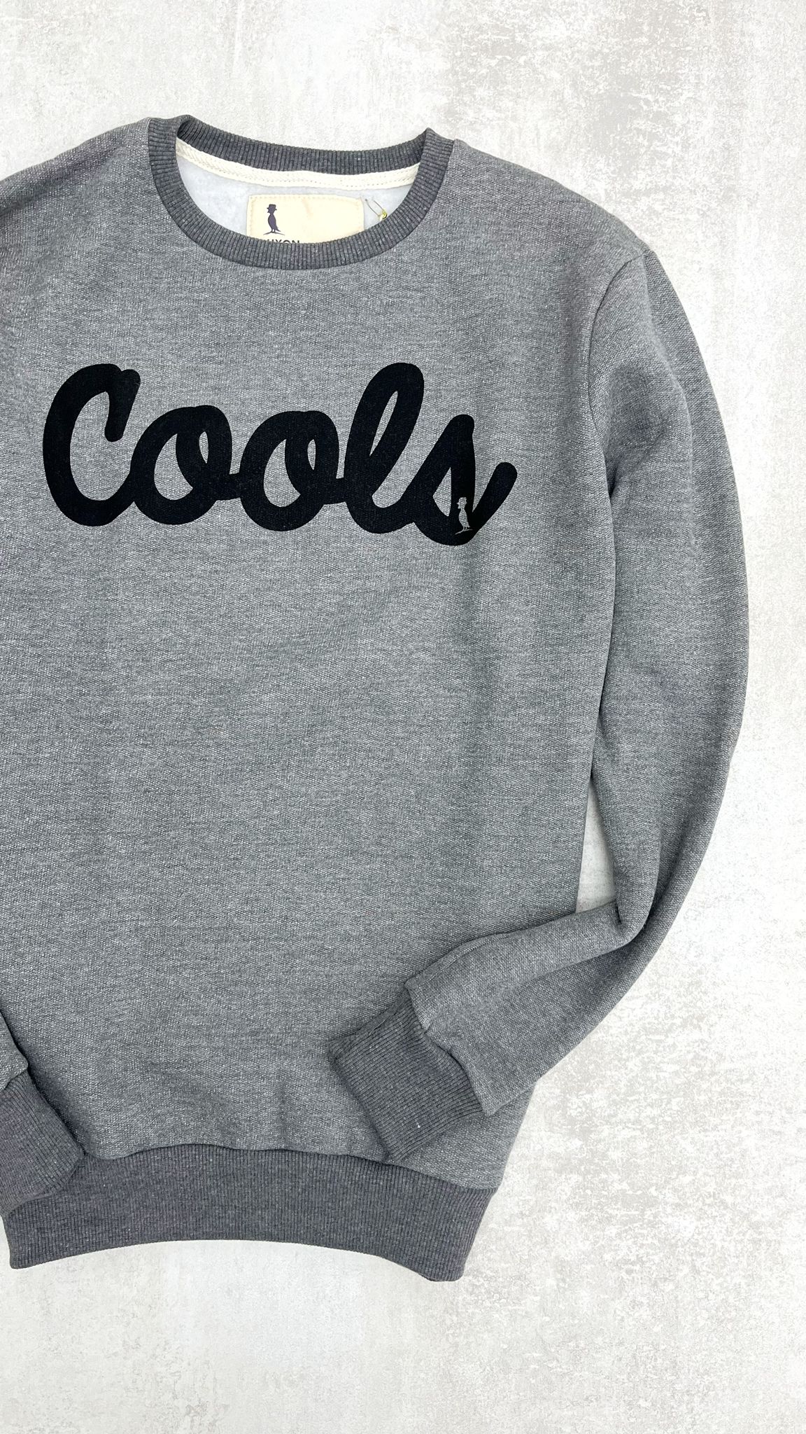 BUZO COOLS GRIS OSCURO MELANGE
