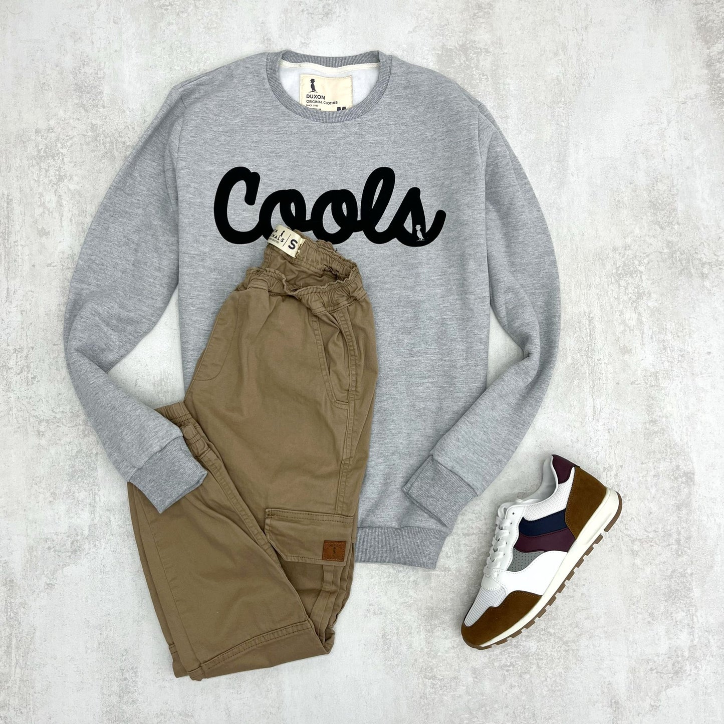BUZO COOLS GRIS CLARO MELANGE
