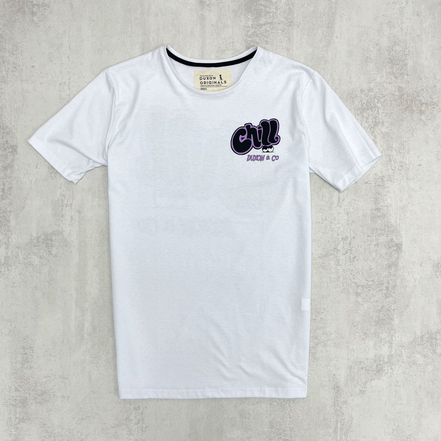 REMERA CHILL BLANCO DOBLE ESTAMPA