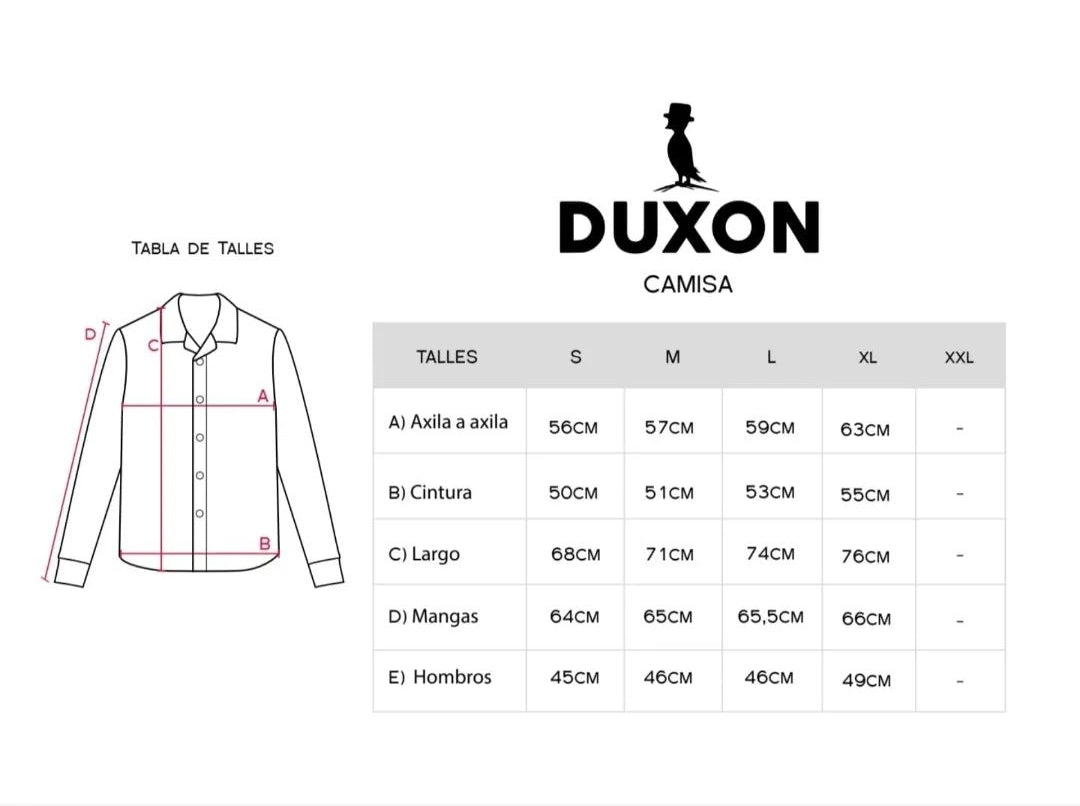 CAMISA BLANCA DUXON