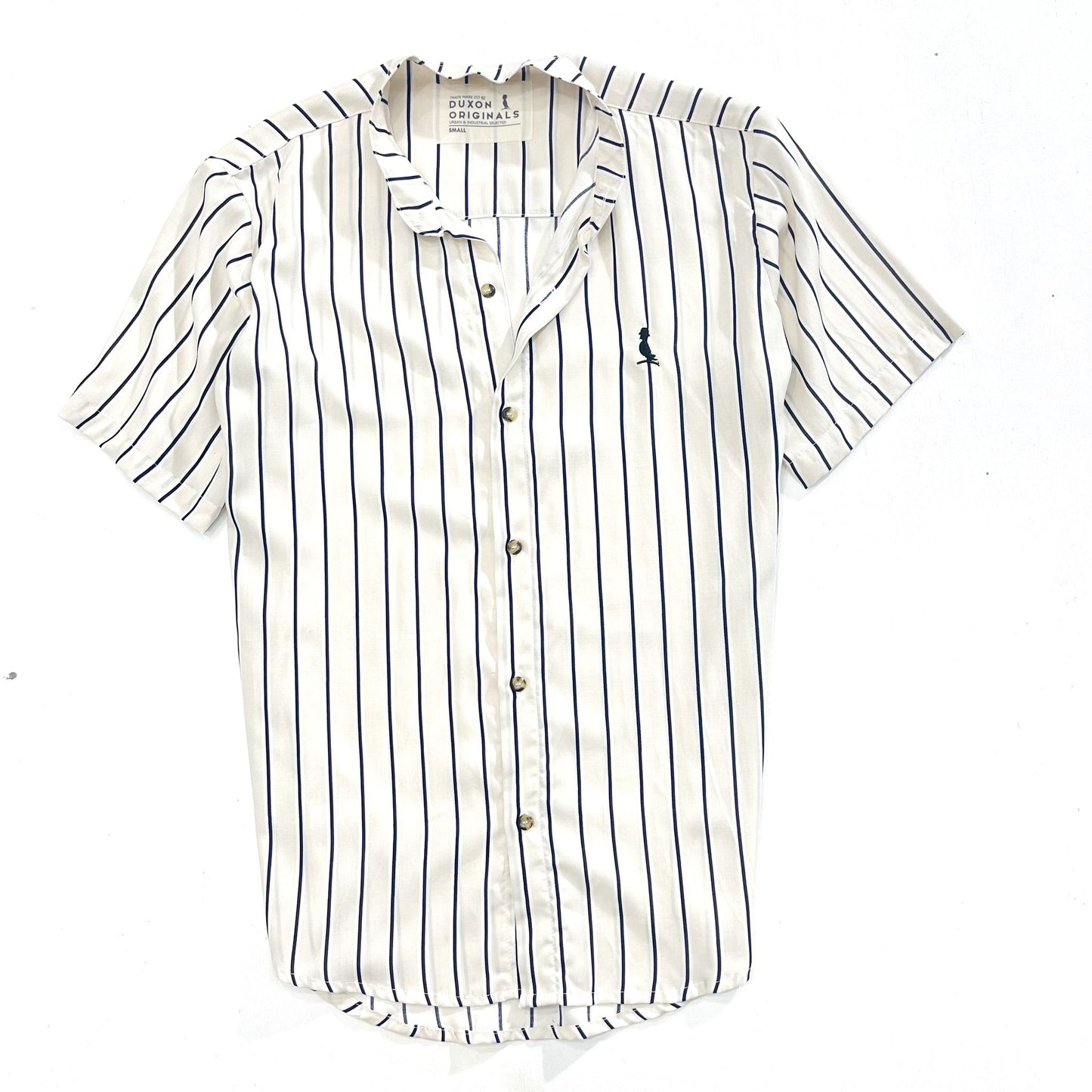 CAMISA MAO A RAYAS NATURAL