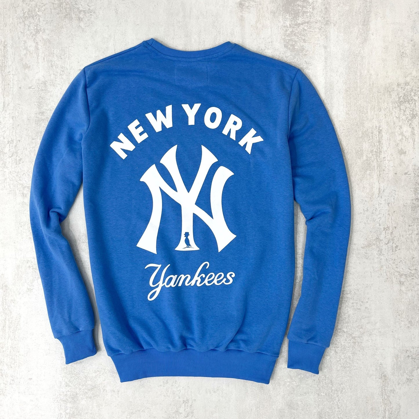 BUZO DEPORTIVO NEW YORK DOBLE ESTAMPA AZUL