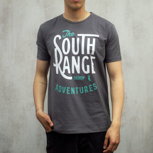 REMERA SOUTH RANGE GRIS OSCURO