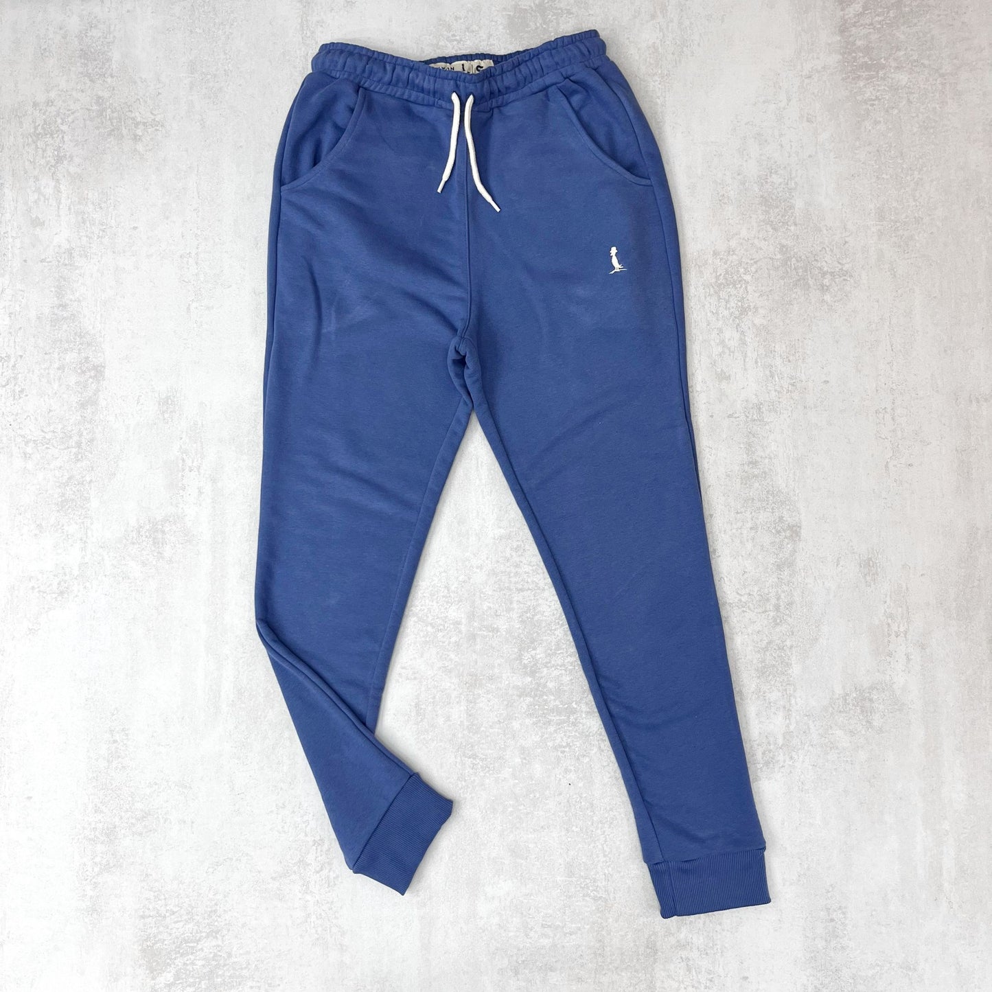 JOGGER CON PUÑO COLOR AZUL PIEDRA