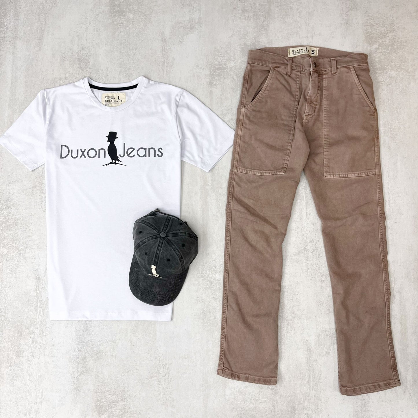 REMERA DUXON JEANS COLOR BLANCO