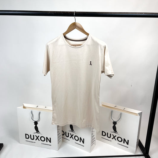 Remera Básica Duxon Color crema