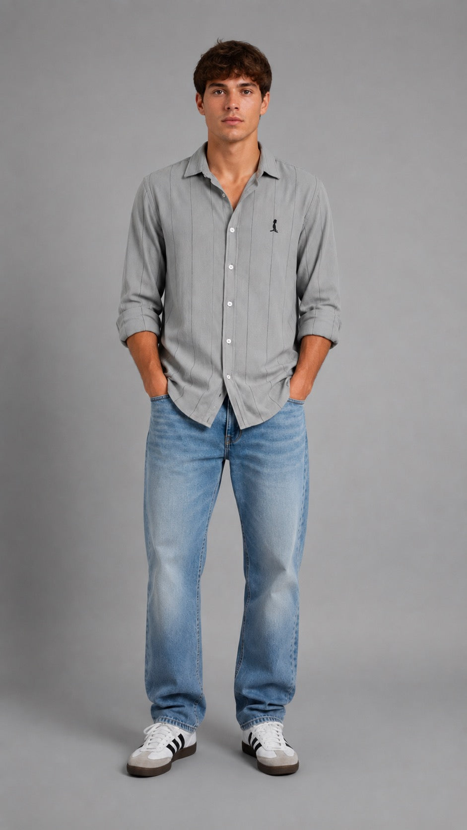 Camisa Cuello Italiano