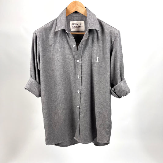 Camisa lisa gris