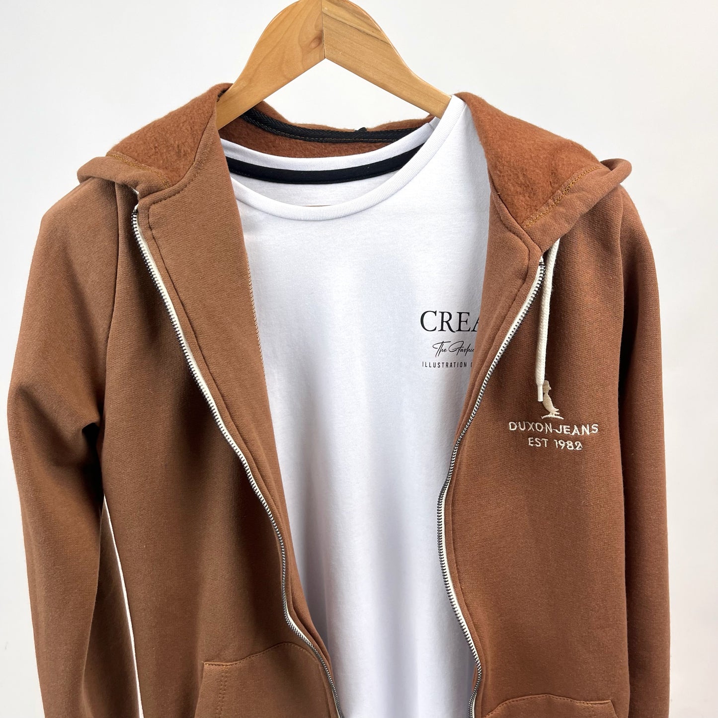 CAMPERA Basica de ALGODÓN en MARRON