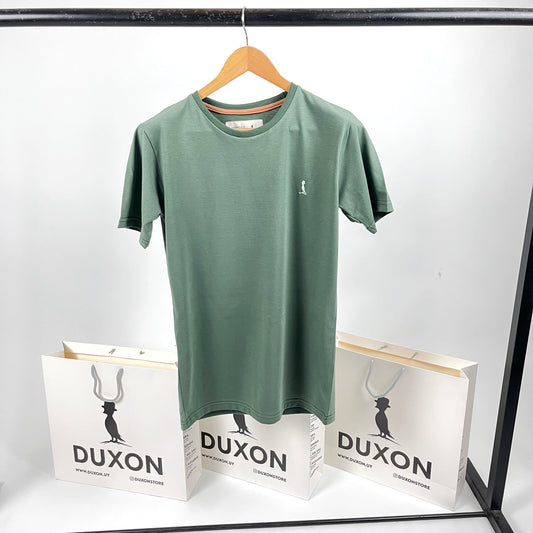 Remera Básica Duxon color verde
