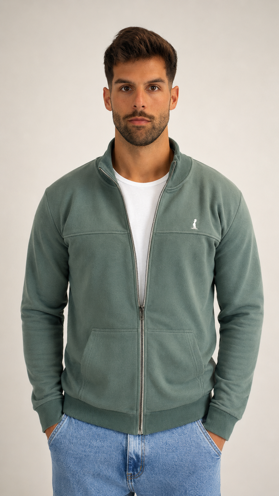 Campera BOSTON con corte Verde.