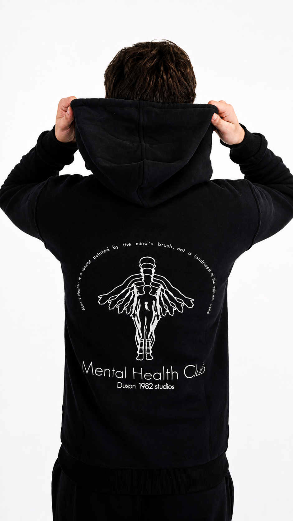 HOODIE HUMAN BLUE
