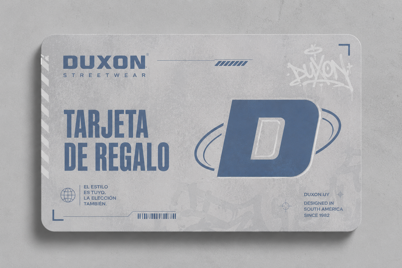 TARJETA DE REGALO DUXON STREET