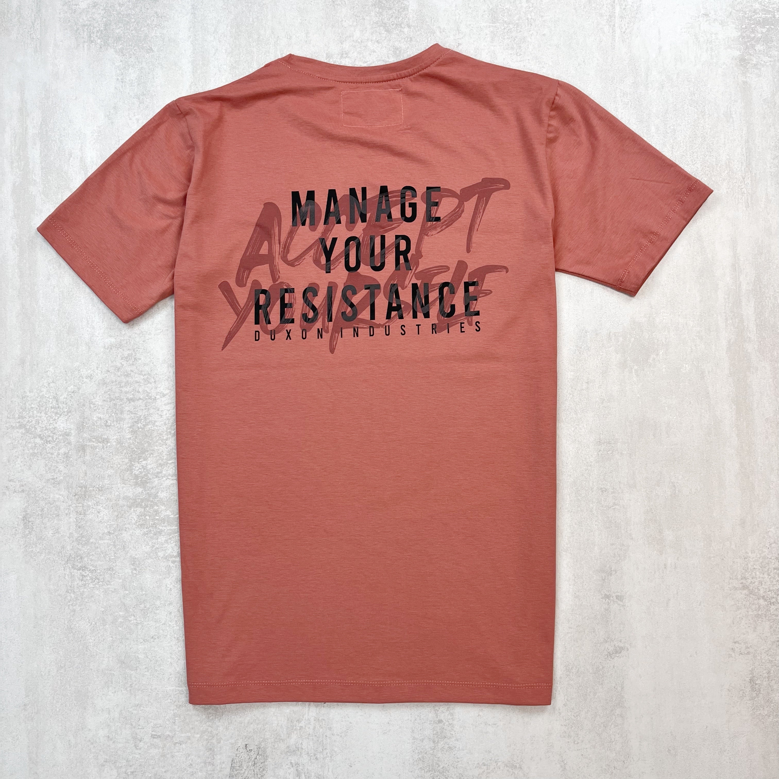 REMERA DOBLE ESTAMPA “Manage your resistance”