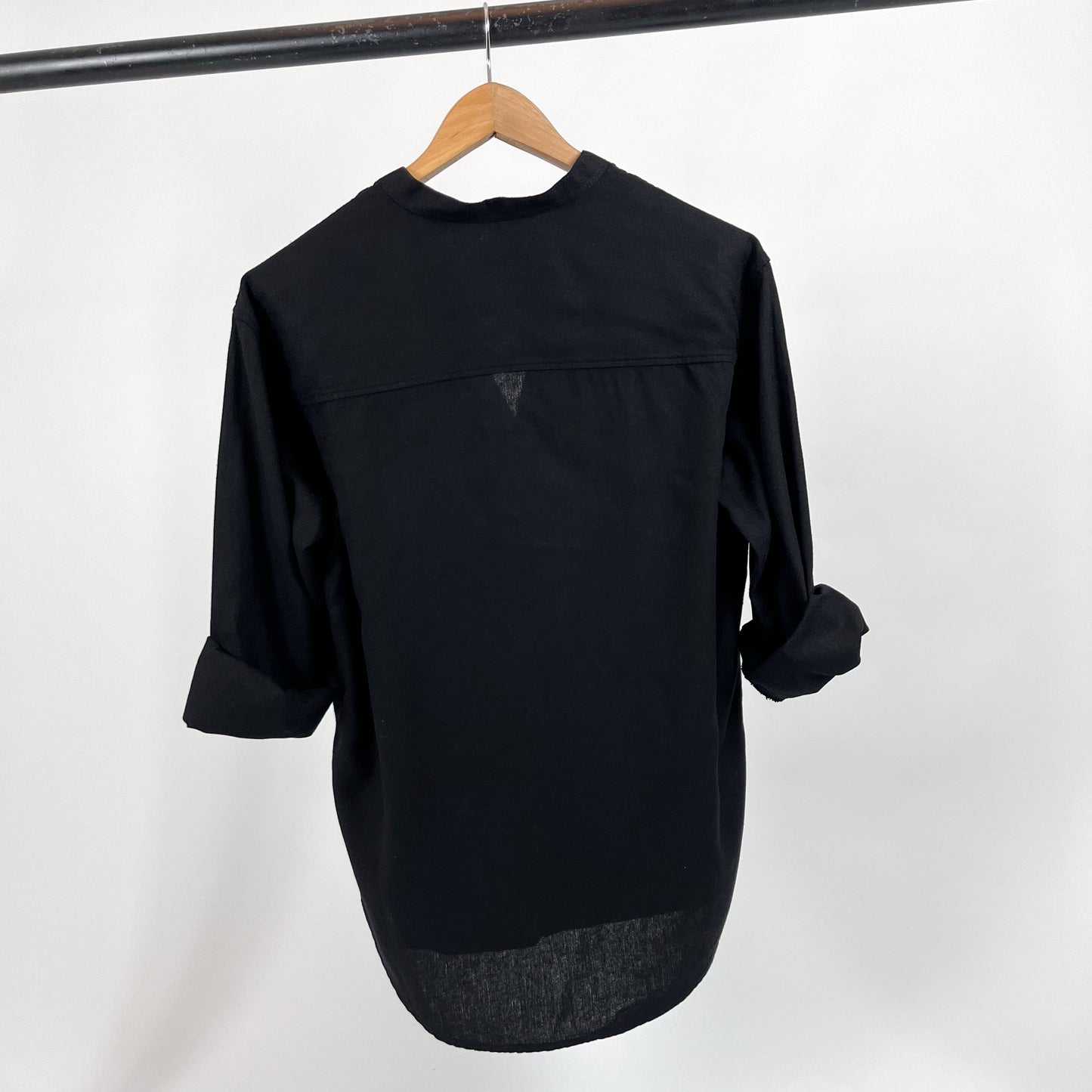 CAMISA Mao de Lino color Negra