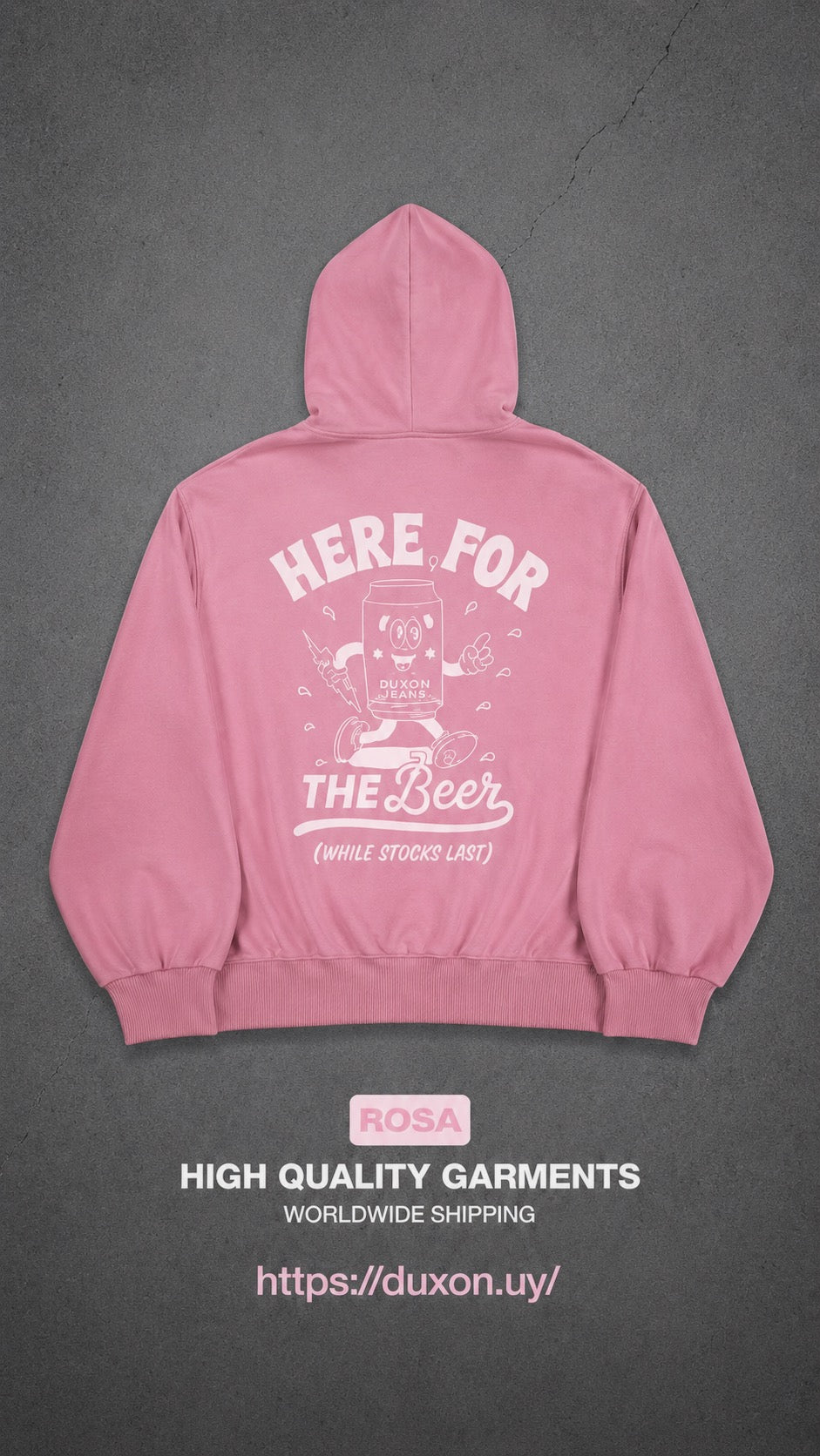 HOODIE PINK SODA