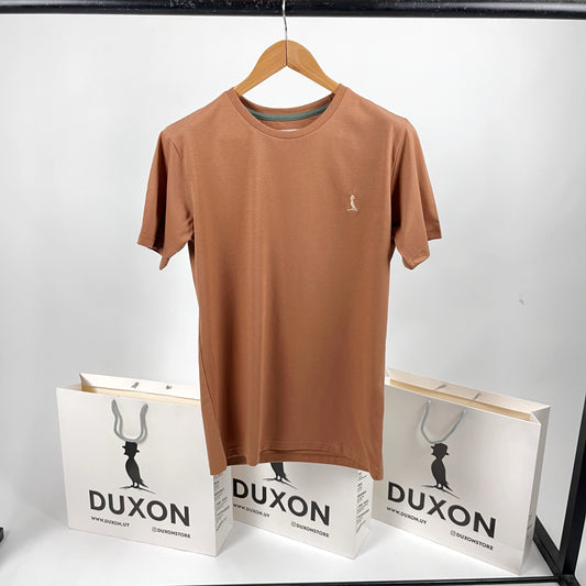 Remera Básica Duxon color ladrillo