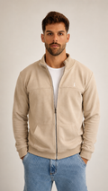 Campera BOSTON con corte color Beige