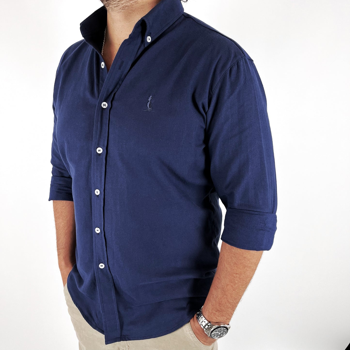 CAMISA HOUSTON AZUL.