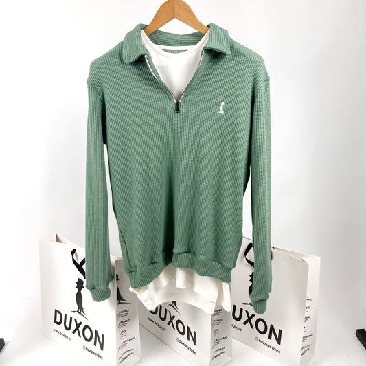 SWEATER POLO color verde
