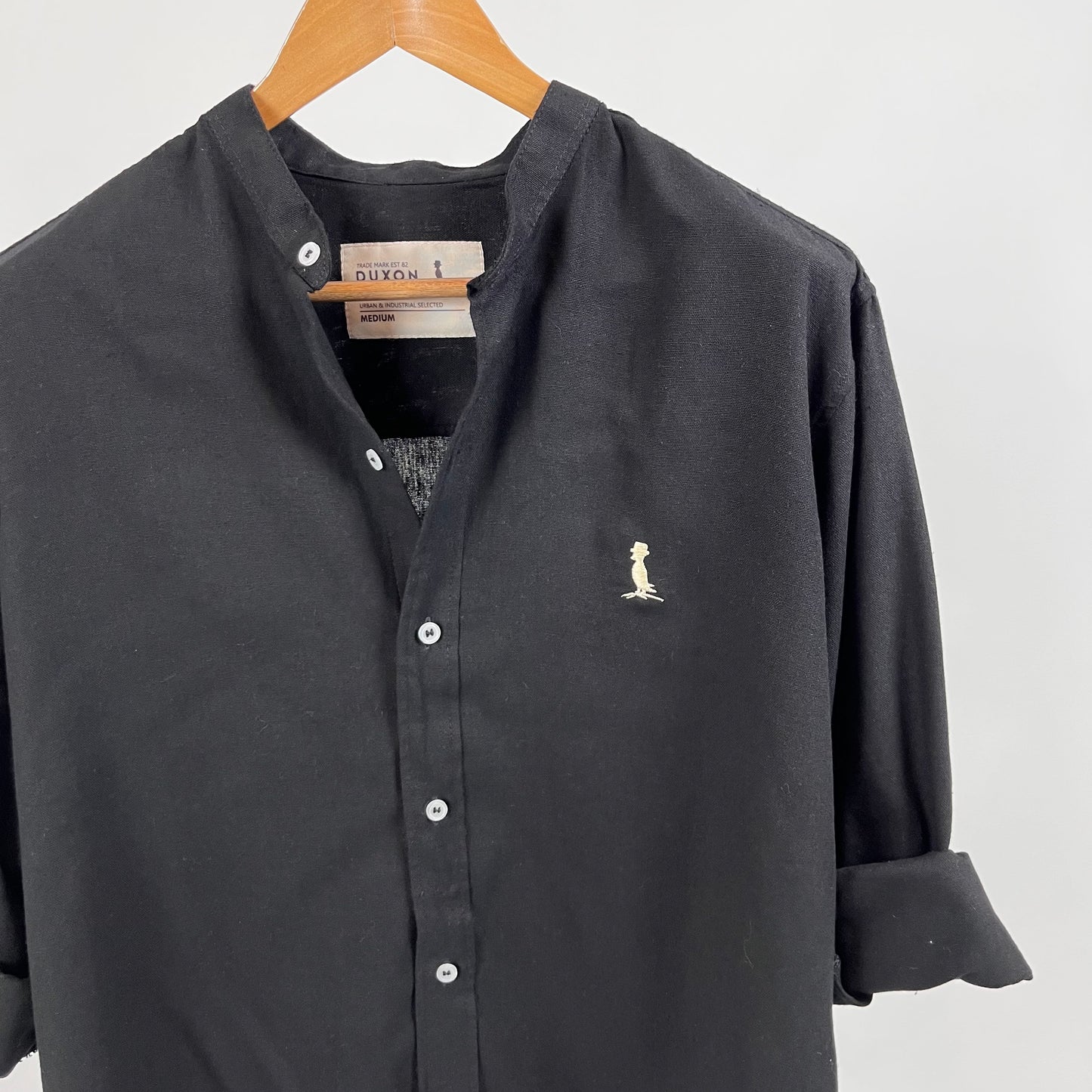 CAMISA Mao de Lino color Negra