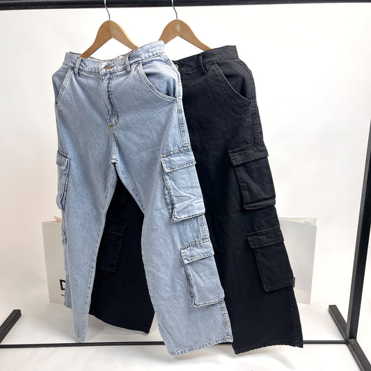 JEANS CARGO CLARO DOBLE BOLSILLO