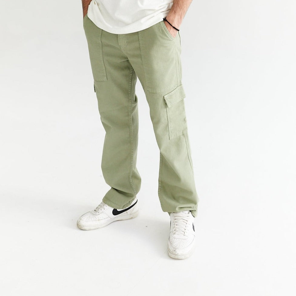 FLASH SALE 🔥🔥JEAN CARGO COLOR VERDE