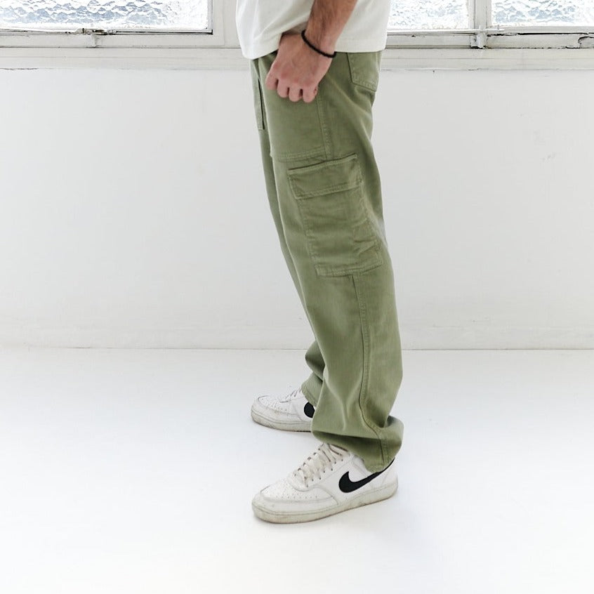 FLASH SALE 🔥🔥JEAN CARGO COLOR VERDE