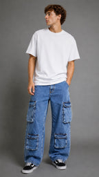 DENIM DUXON DOBLE CARGO