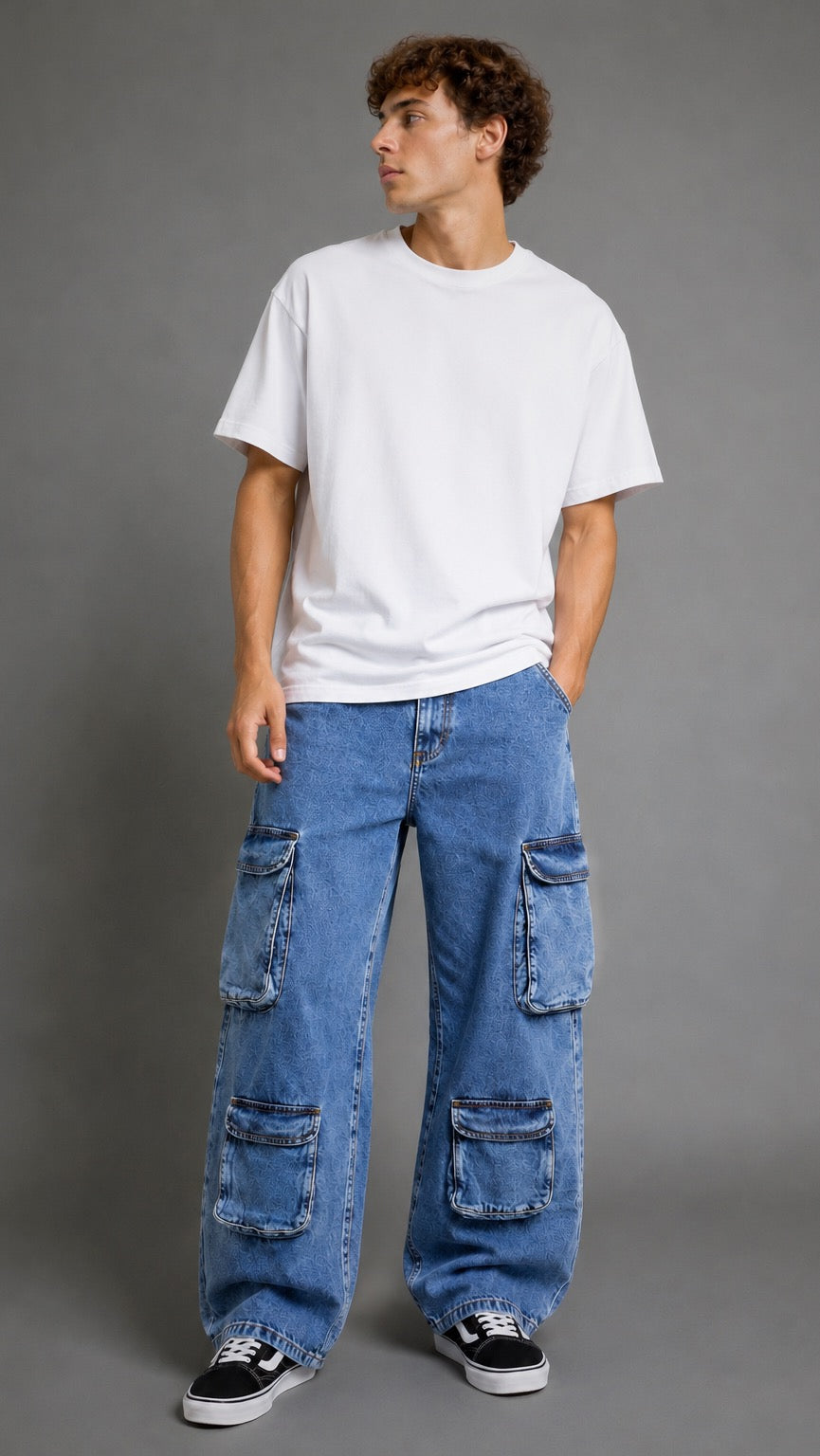 DENIM DUXON DOBLE CARGO