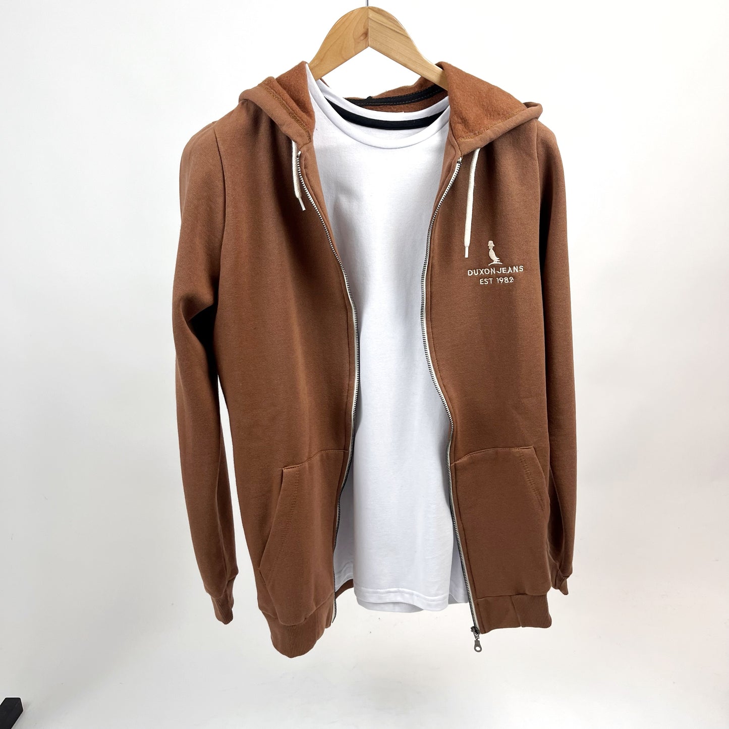 CAMPERA Basica de ALGODÓN en MARRON