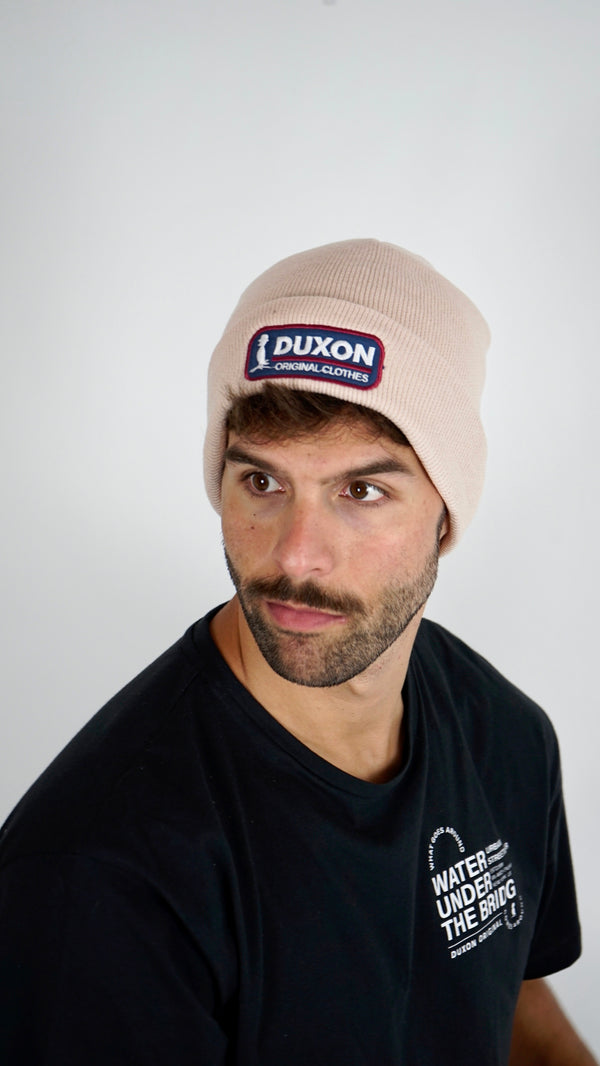 Gorra de lana color Beige