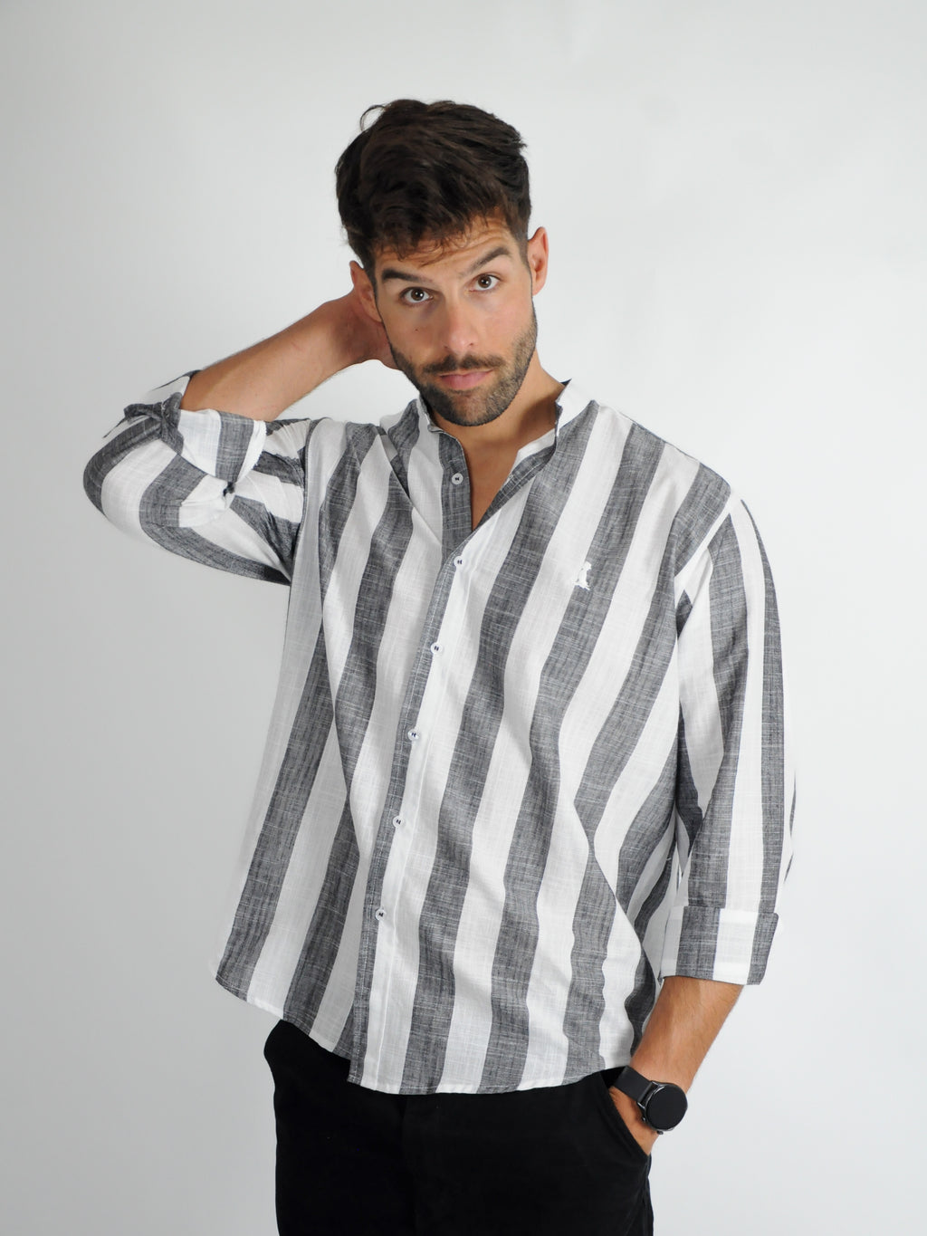 CAMISA RAYA ANCHA