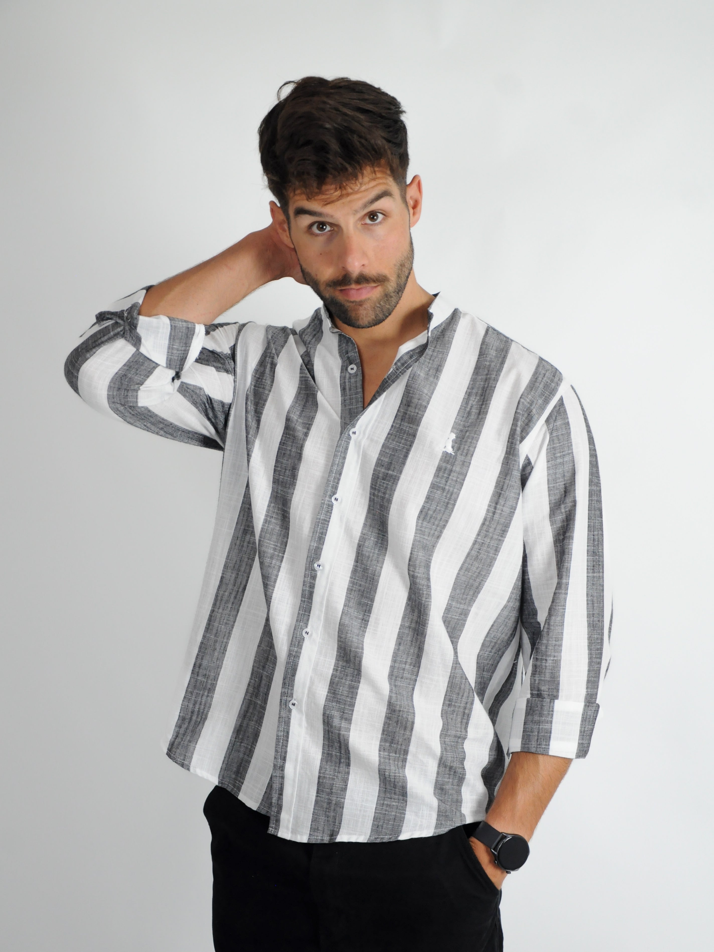CAMISA RAYA ANCHA