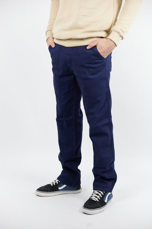 Descuento🔥JEAN CON BOLSILLO RECTANGULAR AZUL MARINO