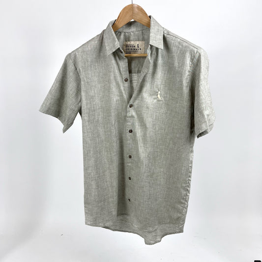 CAMISA MANGA CORTA COLOR VERDE