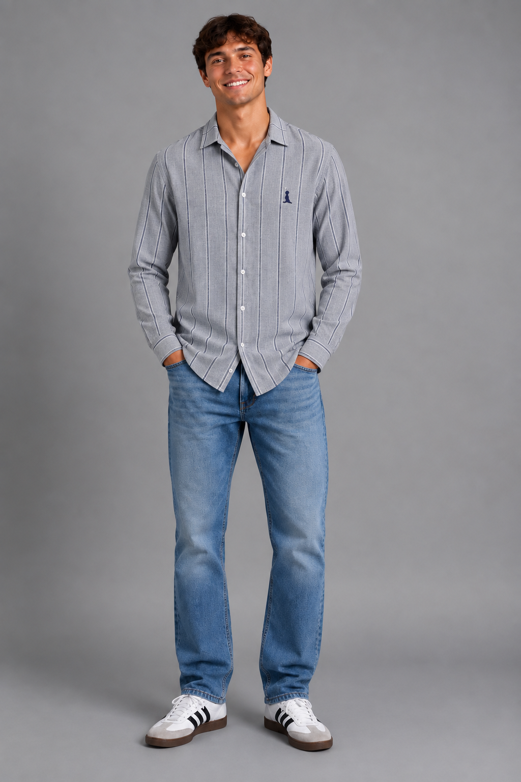 Camisa Cuello Italiano