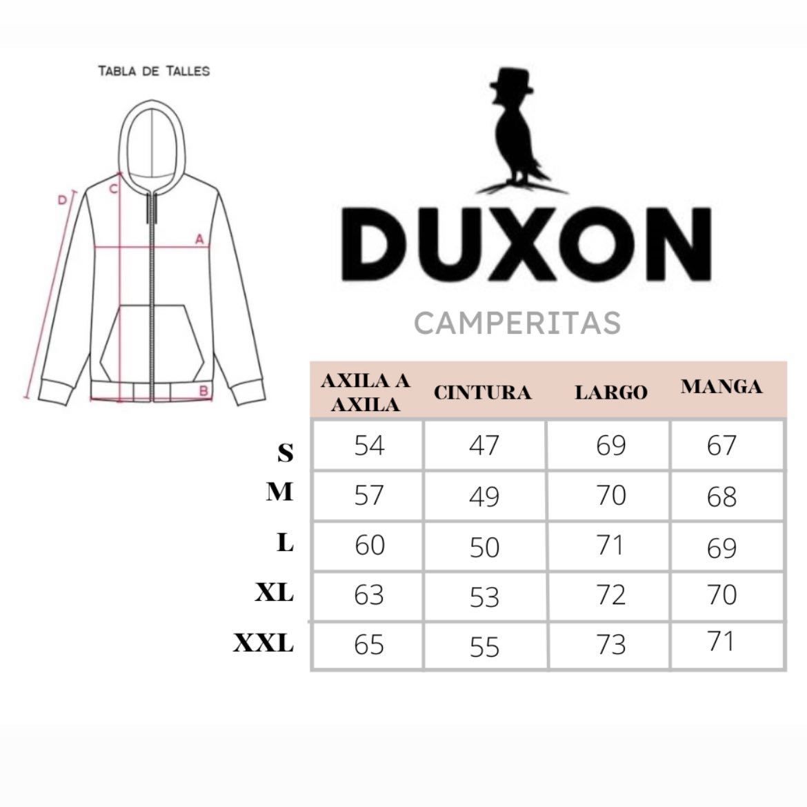 CAMPERA BÁSICA DUXON, GRIS CLARO