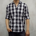 CAMISA A CUADROS NEGRA Y BLANCA