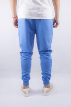 PANTALON JOGGER CON PUÑO AZUL FRANCIA