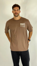 Remera doble estampa PARIS.