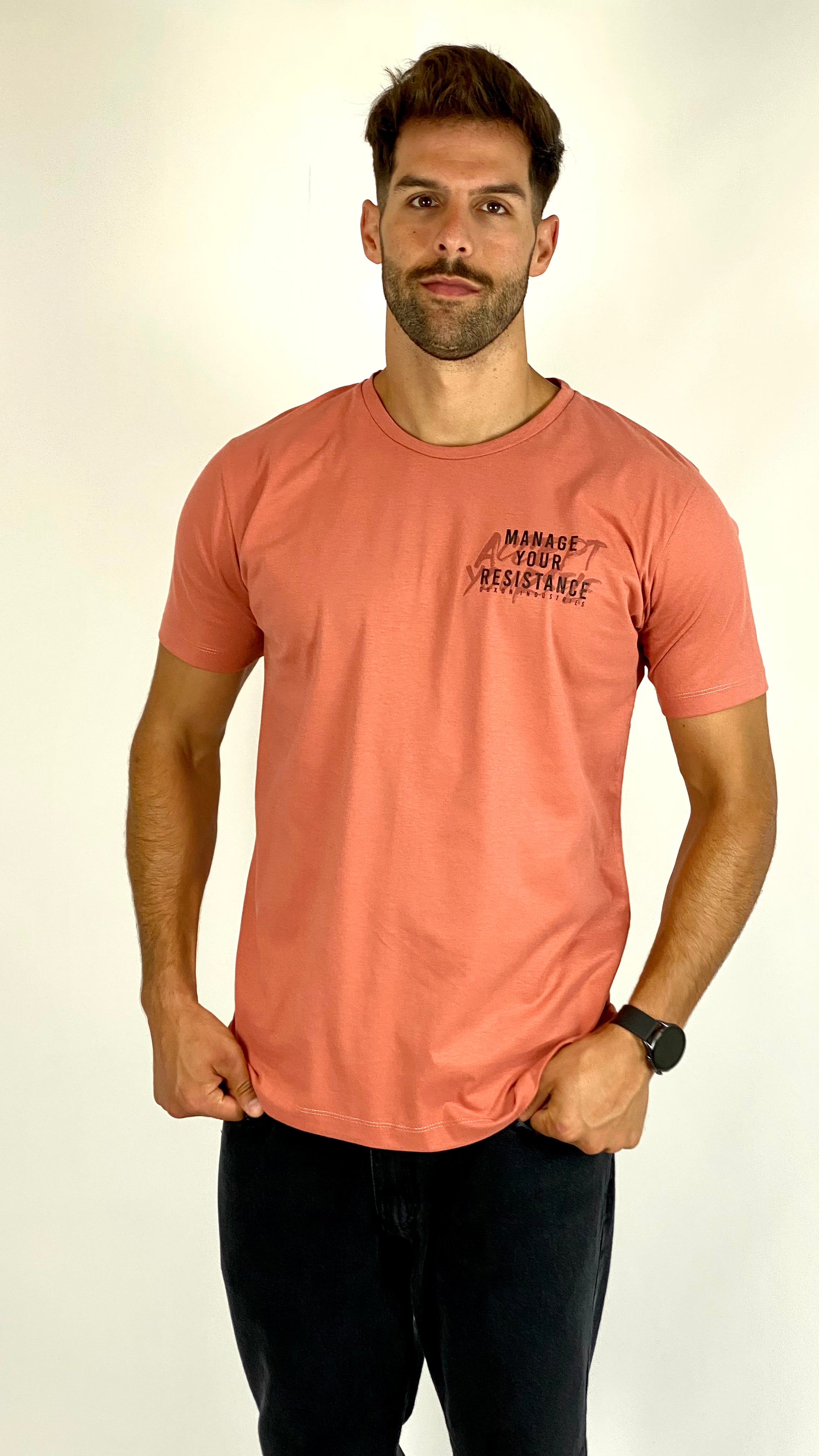 Remera Color ladrillo