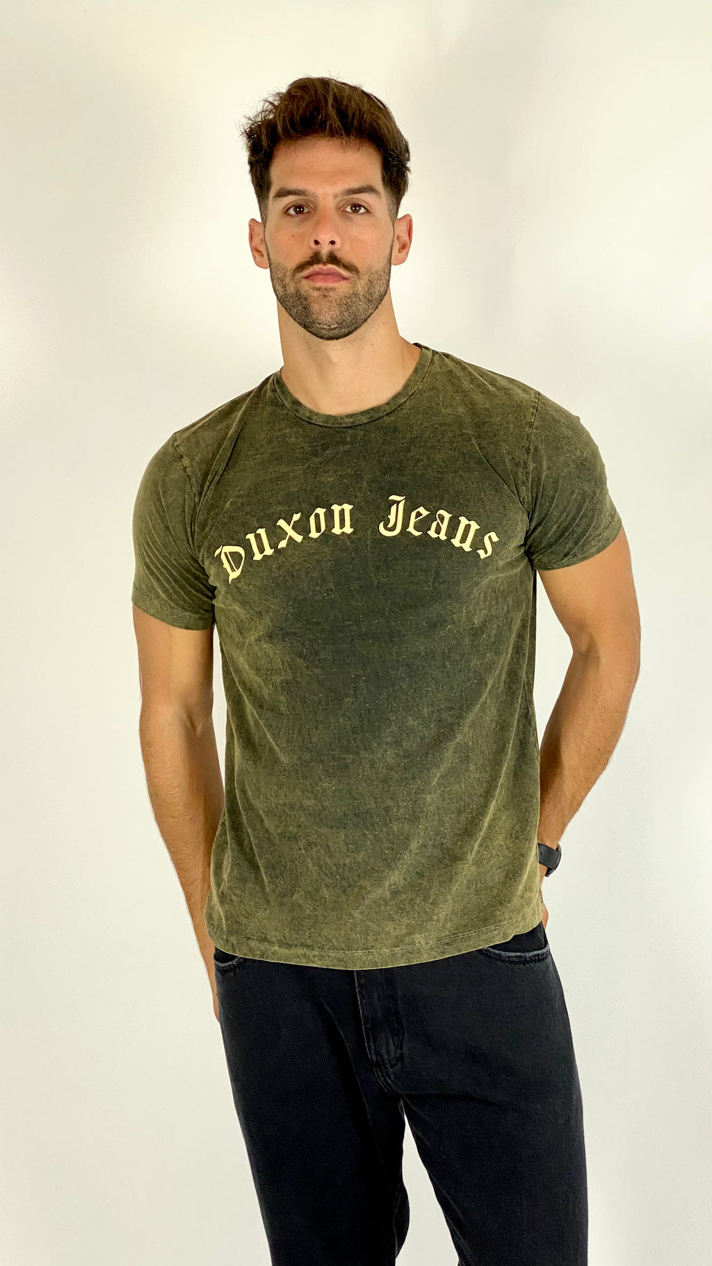 REMERA VERDE MUSGO