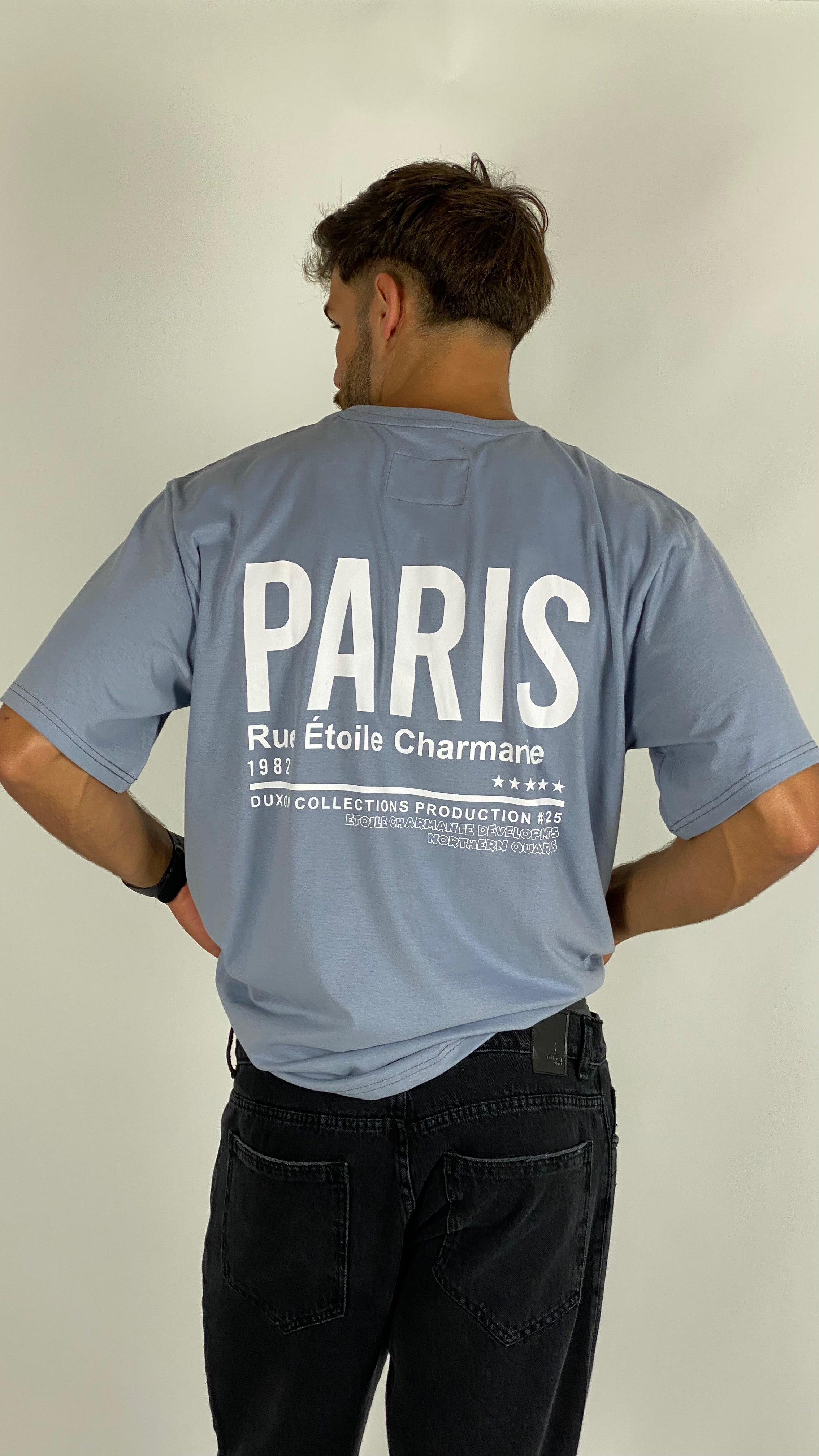 Remera Paris doble estampa