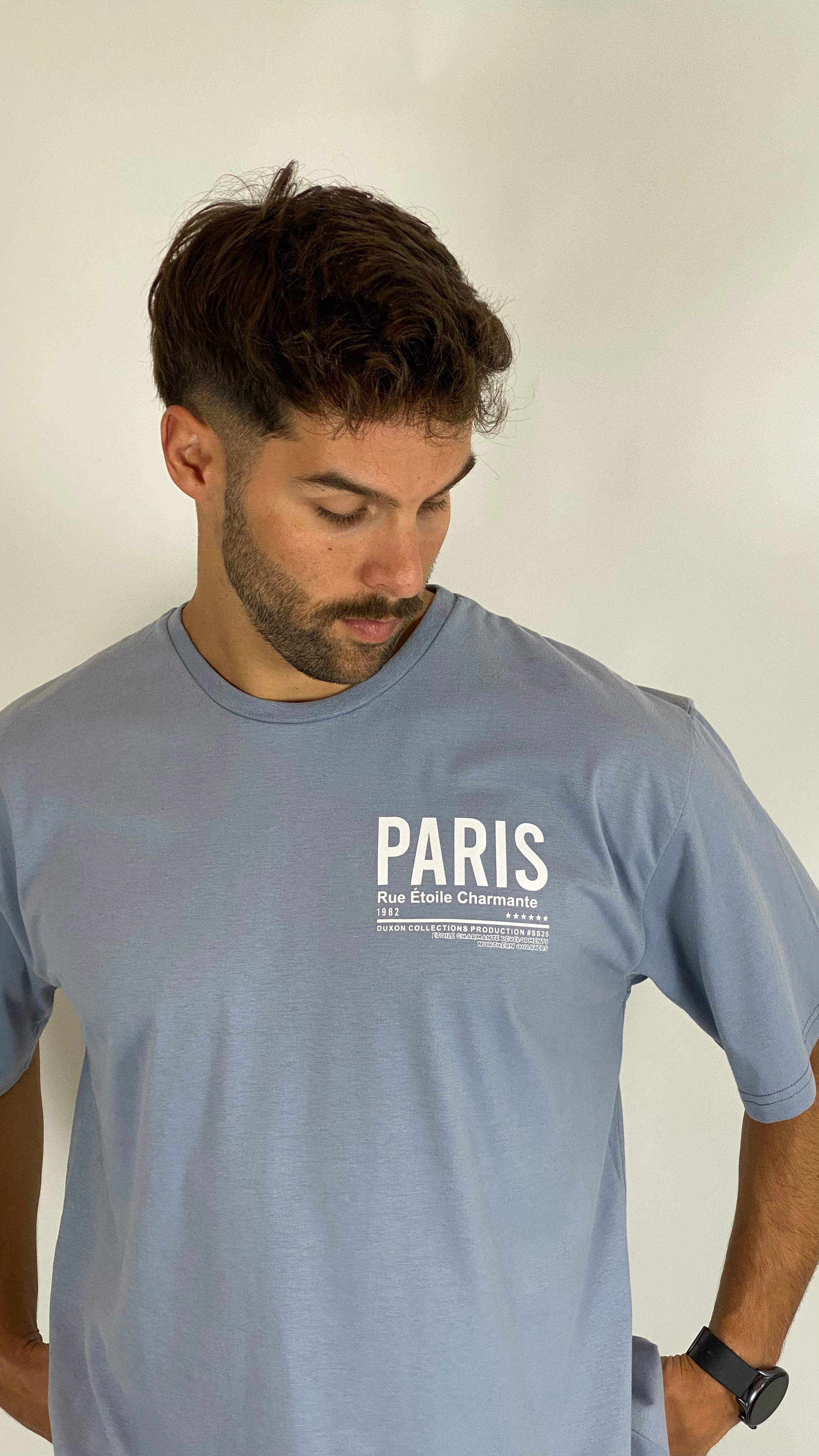 Remera Paris doble estampa