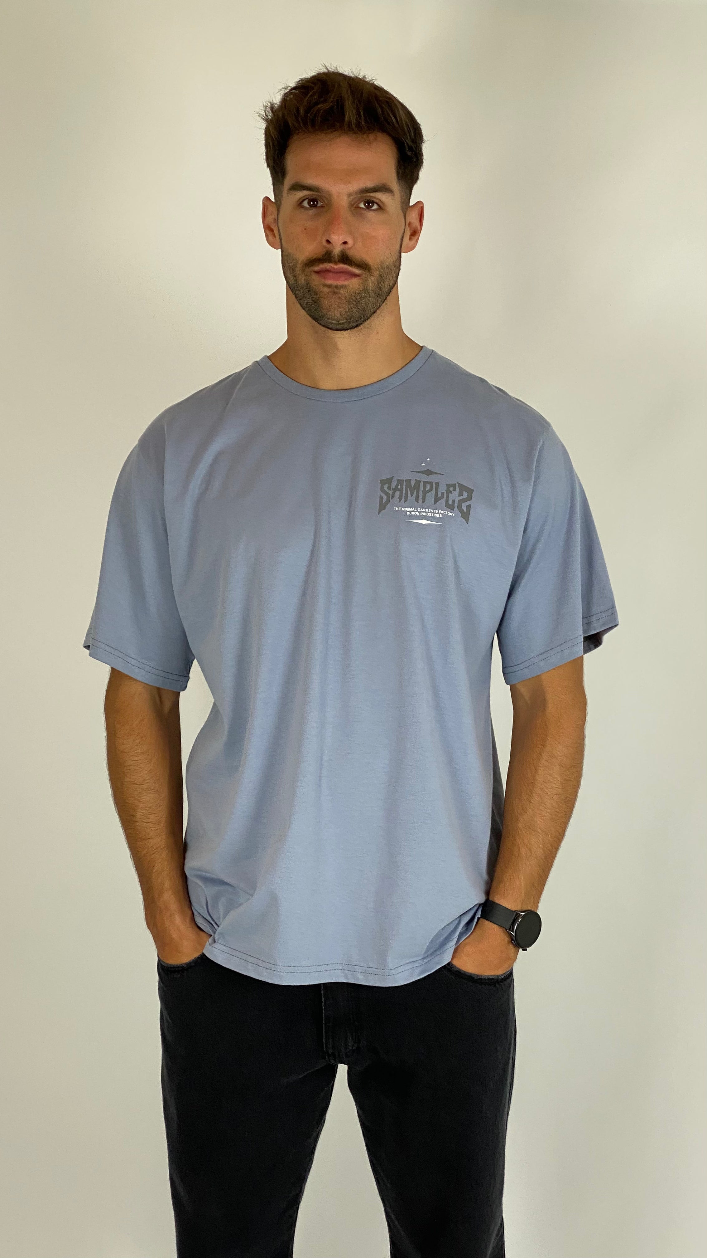 Remera Manga corta azul SAMPLE