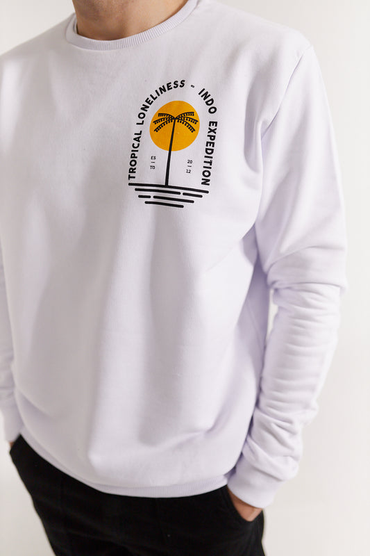 BUZO TROPICAL LONELINESS BLANCO