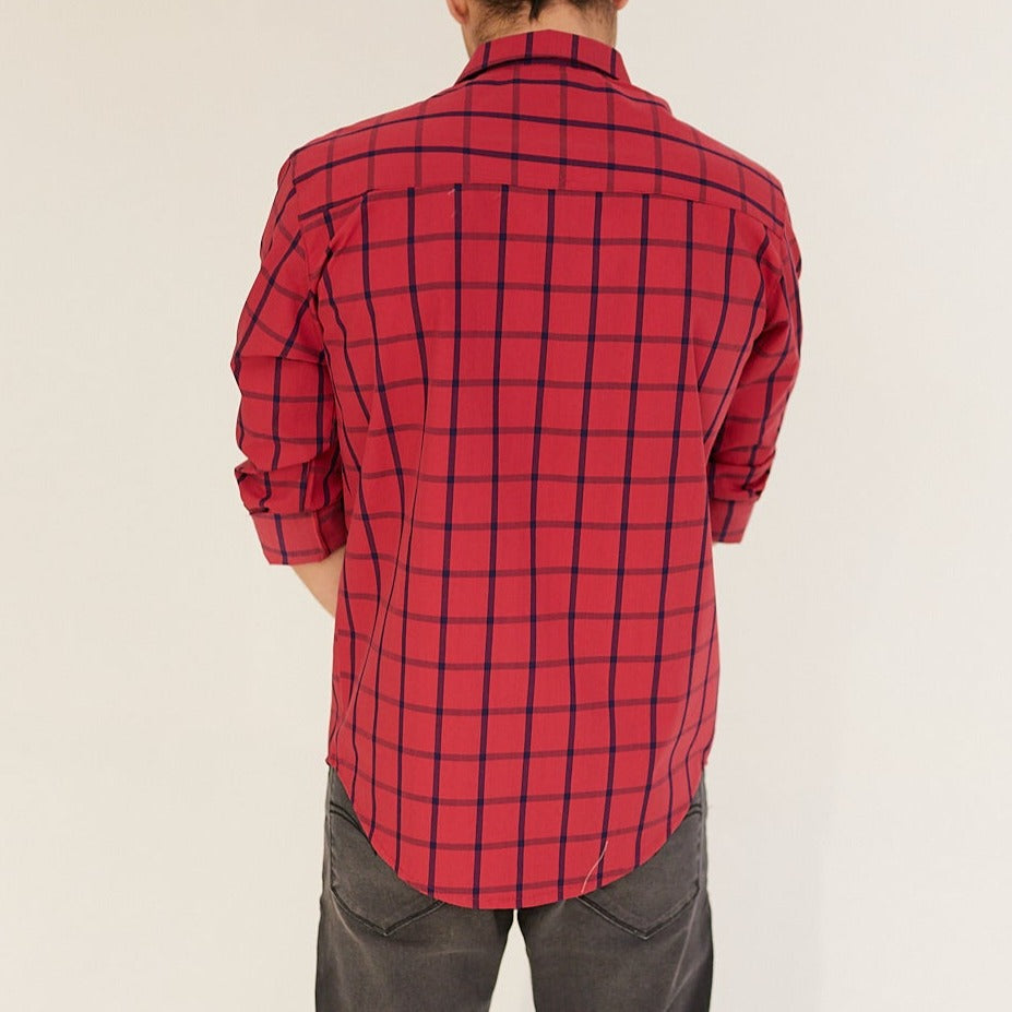 CAMISA A CUADROS ROJA