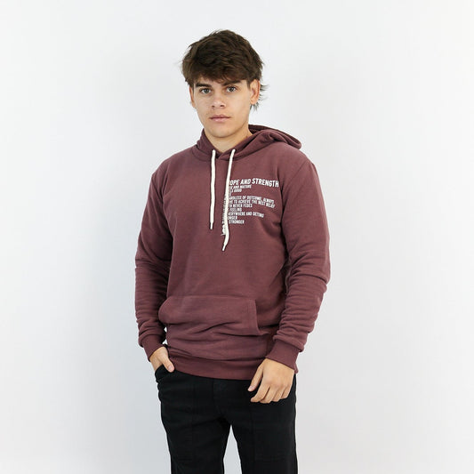 🔥20% OFF🔥CANGURO ESTAMPA EN LETRAS, BORDÓ