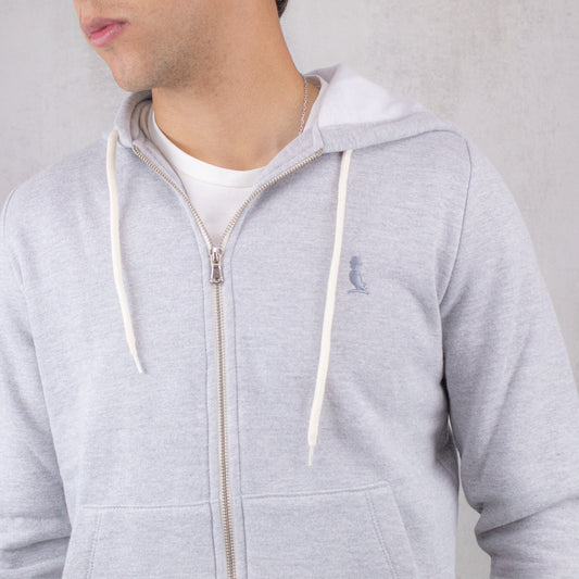 CAMPERA BÁSICA DUXON, GRIS CLARO